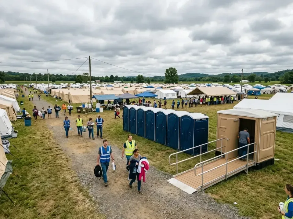 disaster-relief-camp-restrooms-010 — frequently asked questions, Dumpster & Portable Bathrooms Rental in Carlton, OR
